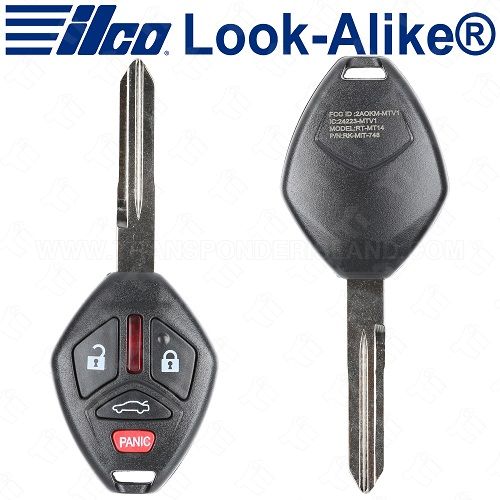 [TIK-ILC-075] Ilco 2006 - 2007 Mitsubishi Eclipse Galant Remote Head Key 4B - Replaces OUCG8D-620M-A - RHK-MITS-4B1