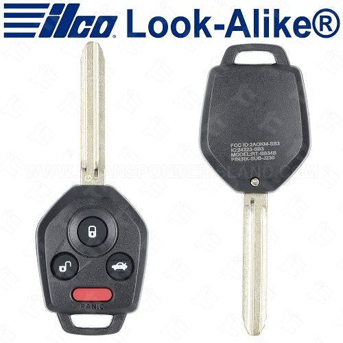 [TIK-ILC-081] Ilco Subaru Remote Head Key - Subaru G Chip - Replaces CWTWB1U811 - RHK-SUB-4B3