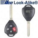 Ilco Toyota Remote Head Key 4B - 4D 67 - Replaces HYQ12BBY - RHK-TOY-4BD