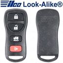 Ilco Nissan Infiniti 4B Keyless Entry Remote - Replaces KBRASTU15 - RKE-NIS-4B1