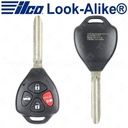 Ilco Toyota Corolla Remote Head Key 4B - G Chip - GQ4-29T - RHK-TOY-4B1