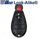 Ilco Jeep Cherokee Fobik Key 3B - Replaces GQ4-53T - POD-LAL-3B3