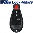 Ilco Jeep Cherokee Fobik Key 4B Remote Start - GQ4-53T - POD-LAL-4B7