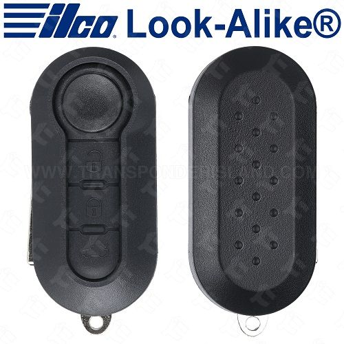 [TIK-ILC-163] Ilco Fiat Remote Flip Key 3B Trunk - Replaces 2ADPXTRF198 - FLIP-FIAT-3B2