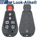 Ilco 2011 - 2016 Dodge Grand Caravan Smart Fobik Key 7B Hatch / Remote Start / Power Doors - IYZ-C01C - POD-LAL-7B2 w/PROX