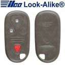 Ilco 2001 - 2006 Acura MDX Keyless Entry Remote 3B - RKE-ACURA-3B2 72147-S3V-A23