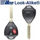 Ilco Toyota Yaris Remote Head Key 3B - RHK-TOY-3BD3