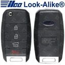 Ilco 2014 - 2015 Kia Sportage Remote Flip Key 4B Hatch Gen 2 - FLIP-KIA-4B4 - KK10 High Security