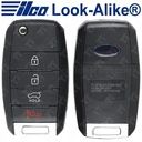 Ilco Kia Sorento Remote Flip Key 4B Hatch Gen 2 - FLIP-KIA-4B5 - KK10 High Security - 95430-1U500