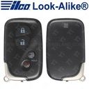 Ilco 2008 - 2016 Lexus LX570 RX350 Smart Key 4B Hatch - PRX-LEX-4B4