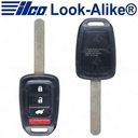 Ilco 2017 - 2022 Honda CR-V Civic 5-DOOR Remote Head Key 4B Hatch - RHK-HON-4B10