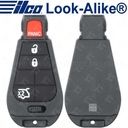 Ilco Jeep Grand Cherokee Smart Fobik Key 4B Hatch Glass - POD-LAL-4B10 68051664AE