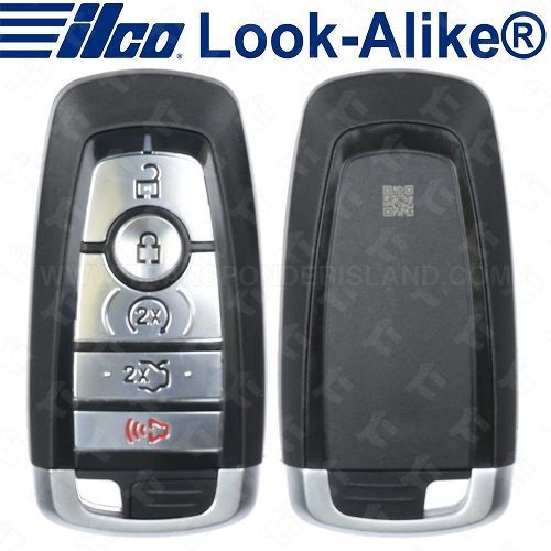 [TIK-ILC-328] Ilco 2017 - 2022 Ford 2-Way PEPS Smart Key 5 Button Trunk / Remote Start PRX-FORD-5B5
