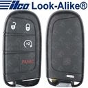 Ilco Jeep Renegade Smart Key 4B Remote Start - PRX-JEEP-4B3 - 6BY88DX9AA