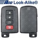 Ilco 2014 - 2020 Toyota Highlander Sequoia Limited Smart Entry Key 4B Hatch - PRX-TOY-4B11