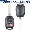 Ilco Toyota RAV4 Remote Head Key 4B Hatch - RHK-TOY-4BH3
