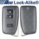 Ilco 2015 - 2020 Lexus NX300h Smart Key 3 Button - PRX-LEX-3B2