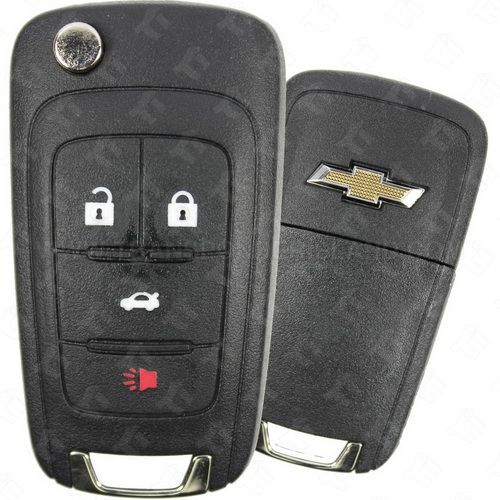 [TIK-CHV-45] Strattec 2011 - 2018 Chevrolet Cruze PEPS Flip Key 4B Trunk - 5921872