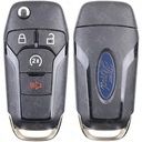 2023 - 2024 Ford Trucks 4 Button Starter Remote Head Flip Key - 434 Mhz.