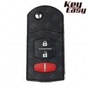 2005 - 2015 Mazda 2 5 CX-7 CX-9 3B Remote Flip Key - AFTERMARKET Replaces P/N: CC43-67-5RYC