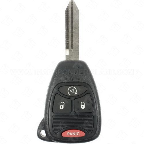 4-Button Remote Head Key Shell For Jeep Compass, Patriot, Wrangler 2008-2018-1010766