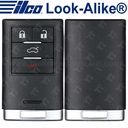 Ilco Cadillac CTS DTS STS Smart Key - 4B Trunk - M3N5WY7777A - PRX-CAD-4B4 Replaces OE P/N: 25840554