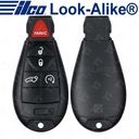 Ilco Jeep Grand Cherokee Smart Fobik Key - 5B Hatch/Remote Start - IYZ-C01C - POD-LAL-5B10