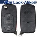 Ilco 2002 - 2006 A6 ALLROAD TT Smart Key - 3B - FLIP-AUDI-4B1 Replaces 4D0837231M