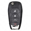 Chevrolet Flip Key Shell 4B Remote Start - LXP-T003 / LXP-T004