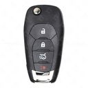 Chevrolet Flip Key Shell 4B Trunk - LXP-T003 / LXP-T004