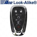 Ilco Chevrolet Smart Key - 5B Hatch / Remote Start - PRX-GM-5B12 - Replaces: 13530713
