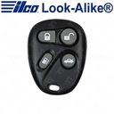Ilco Cadillac Keyless Entry Remote - 4B Trunk / Gas Cap - RKE-GM-4B18 - Replaces: KOBUT1BT