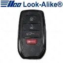Ilco Toyota Smart Key - 4B Hatch - PRX-TOY-4B25 - Replaces: 8990H-0C021