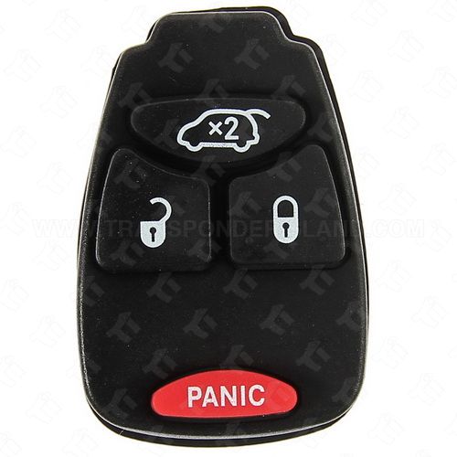 [TIK-CDJ-23] Chrysler Dodge Jeep Remote Head Key Rubber Pad 4B Hatch - Small Panic