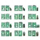 KEYDIY - 12-Piece Solder Free Adapter Kit for KD-X4 and KD-MAX