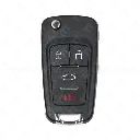 KEYDIY GM 4B Trunk Flip Key Style Built-in Chip - NB18-4 (RED)