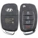 2015 - 2019 Hyundai SANTA FE Remote Flip Key 4B Hatch - TQ8-RKE-4F31 - HY18R