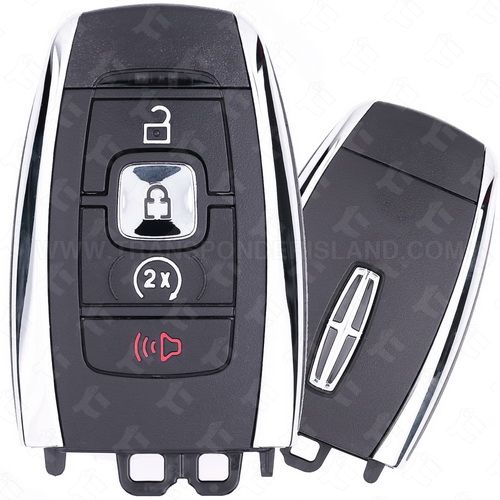 [TIK-LIN-25] 2017 - 2021 Lincoln Continental, MKC, MKZ 2-Way PEPS Smart Key - 4 Button Remote Start - 5929516
