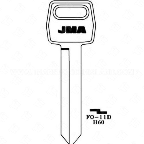 [TIK-JMA-FO11D] JMA Ford 10 Cut Blank Key FO-11D H60