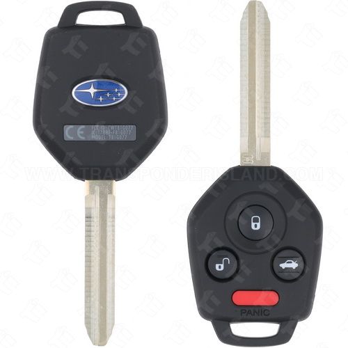 [TIK-SUB-33] 2017 - 2020 Subaru Remote Head Key - Black CWTB1G077 - Subaru H Chip
