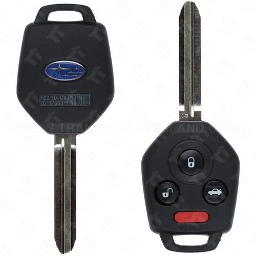 [TIK-SUB-43] 2020 - 2021 Subaru WRX Remote Head Key 4B Trunk - Gray CWTWB1U811 - Subaru G Chip