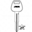 JMA Hyundai Double Sided 8 Cut Key Blank HY-3 HY4