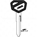 JMA Kawasaki Motorcycle Double Sided 7 Cut Plastic Head Key Blank KAW-7.P KW15BP