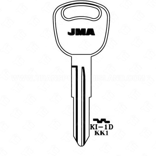 [TIK-JMA-KI1D] JMA Kia Double Sided 8 Cut Key Blank KI-4D KK1