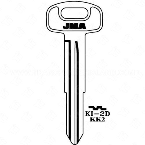[TIK-JMA-KI2D] JMA Kia 8 Cut Key Blank KI-2D KK2