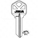 JMA Residential Key Blank KW1 Brass