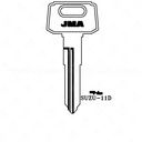 JMA Suzuki Motorcycle Double Sided 6 and 7 Cut Key Blank SUZU-11D SUZ12