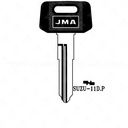 JMA Suzuki Motorcycle Double Sided 6 and 7 Cut Plastic Head Key Blank SUZU-11D.P SUZ12P