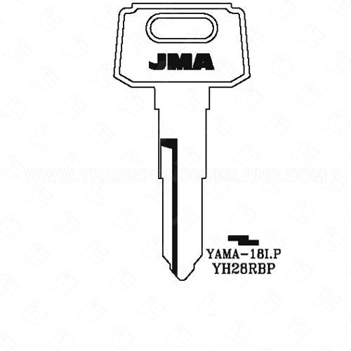 [TIK-JMA-YAMA18I] JMA Yamaha Motorcycle Key Blank YAMA-18I X120 YH46