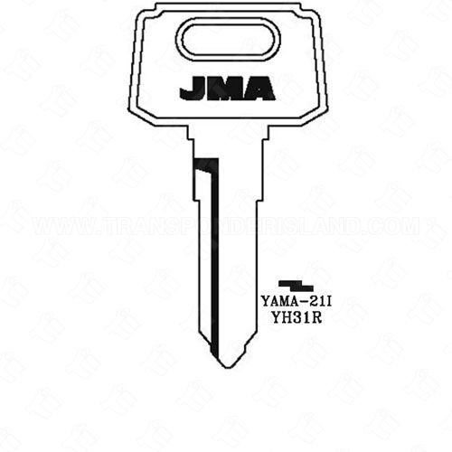 [TIK-JMA-YAMA21I] JMA Yamaha Motorcycle Key Blank YAMA-21I YH31R